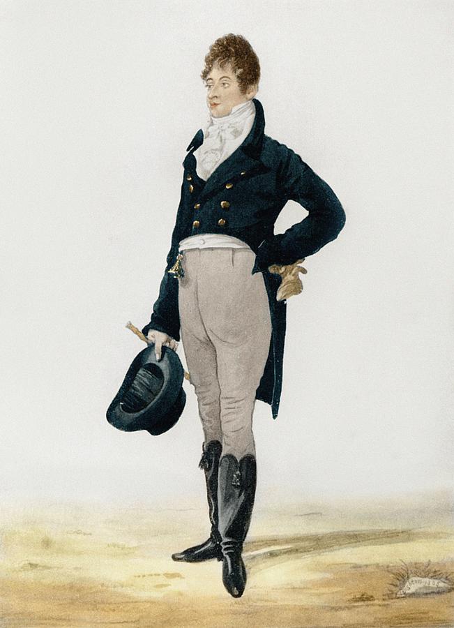 Бо Браммелл, акварель Роберта Дайтона, 1805 год